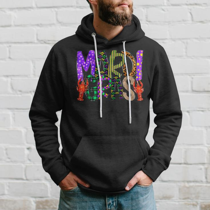 Funny Mardi Gras Mardi Gras 2023 Beads Mask Feathers V2 Hoodie Gifts for Him