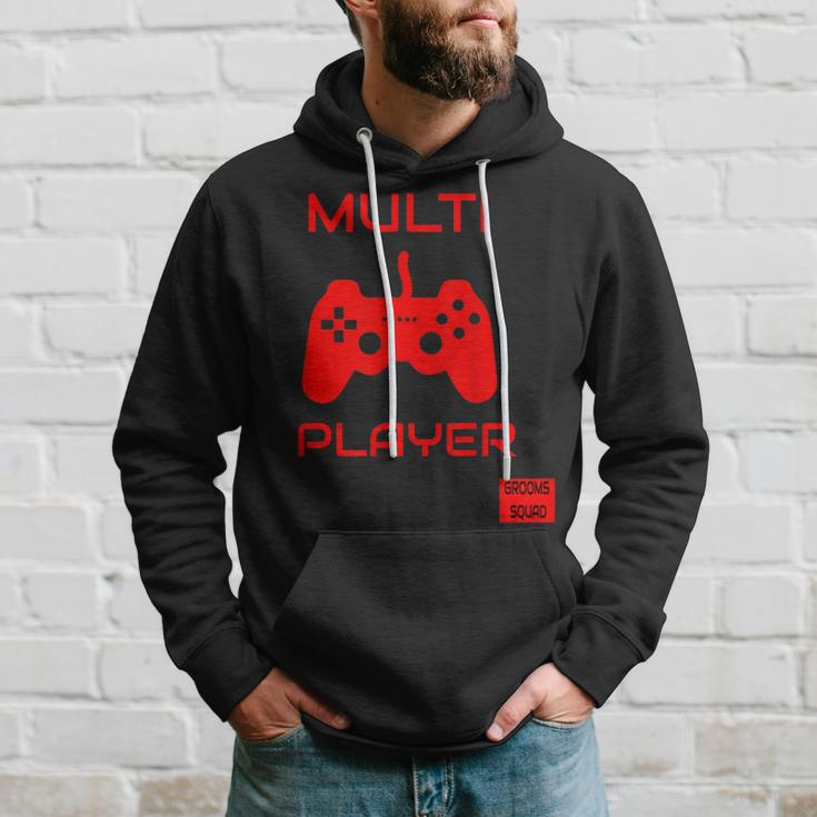 Funny Multi Player Grooms Squad Bachelor Party | Retro | Hoodie Gifts for Him