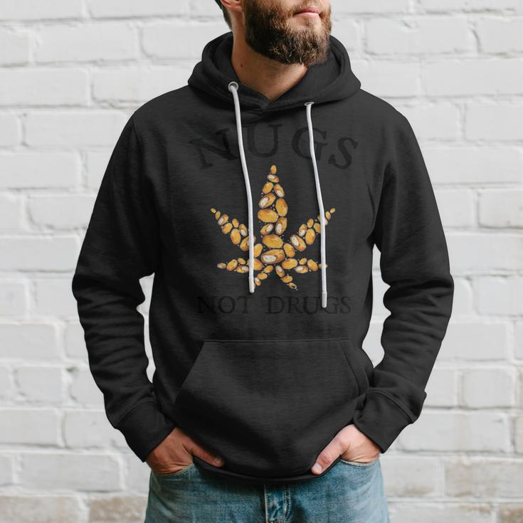 Funny Nugs Not Drugs Delicious Chicken Nugget Bucket Hoodie Gifts for Him