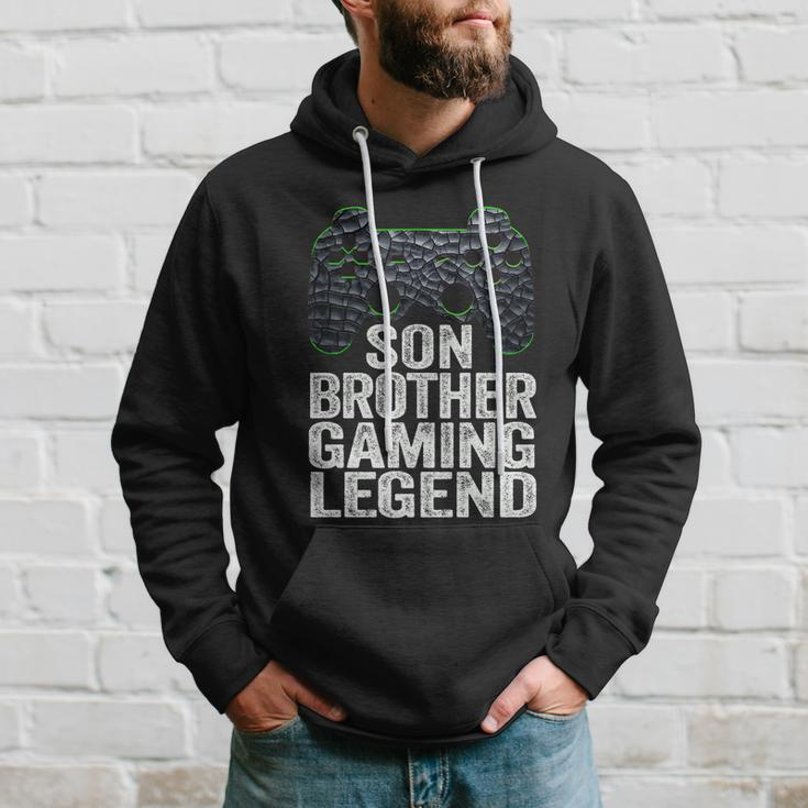 Gaming Funny Gift For Teenage Boys Cute Gift Son Brother Gaming Legend Gift Hoodie Gifts for Him