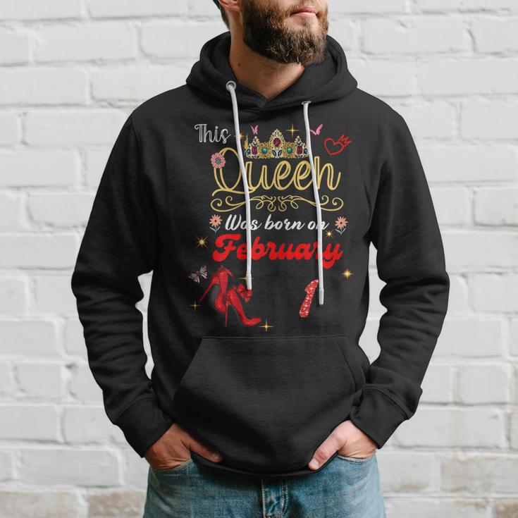 Geburtstag Königin 1. Februar Damen Hoodie, Besonderes Design Geschenke für Ihn