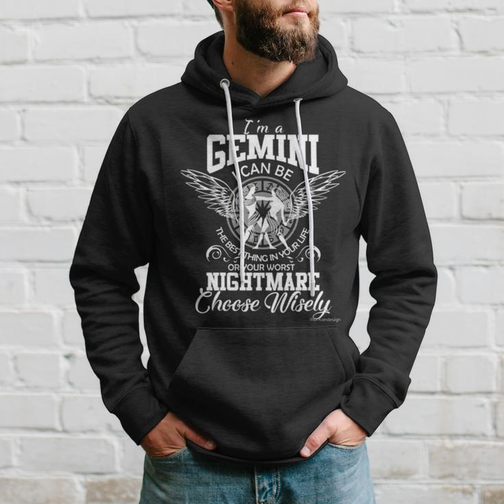 Gemini Zodiac Sign Funny Hoodie Gifts for Him
