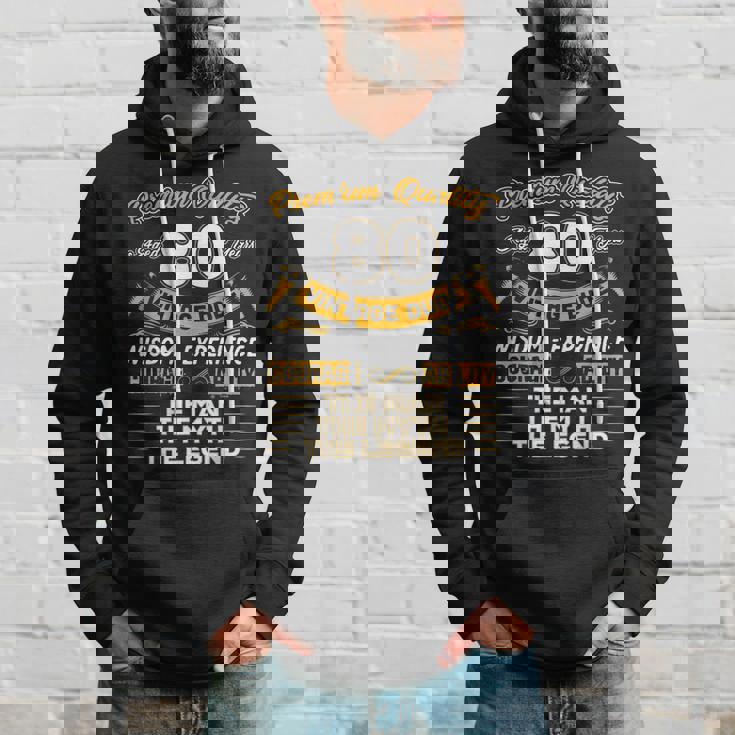 Gift For 80 Years Old 80Th Vintage The Man Myth Legend Hoodie Gifts for Him