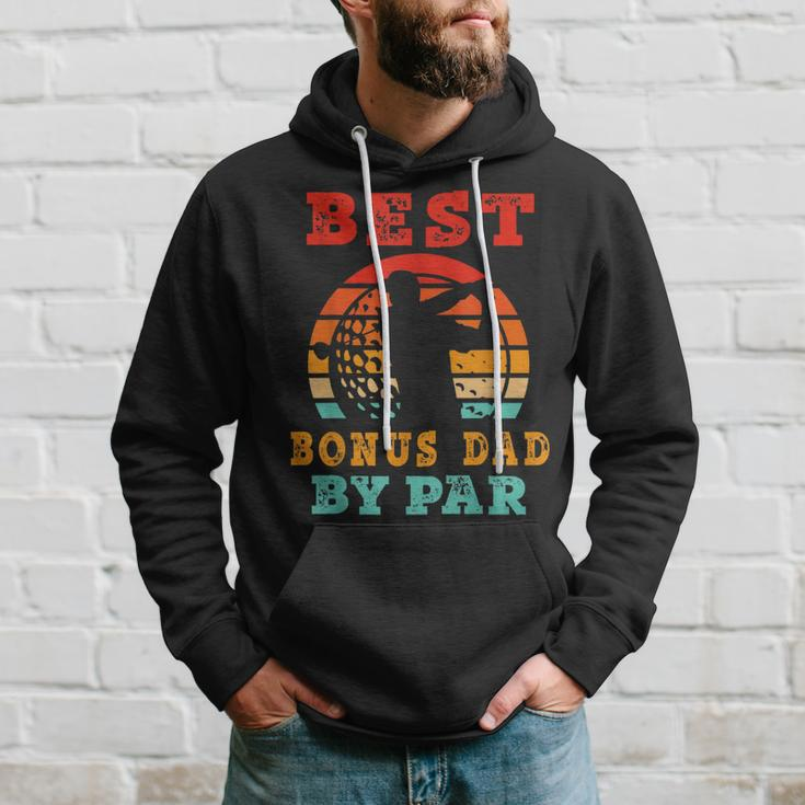 Gift For Fathers Day Best Bonus Dad By Par Golfing Gift For Mens Hoodie Gifts for Him