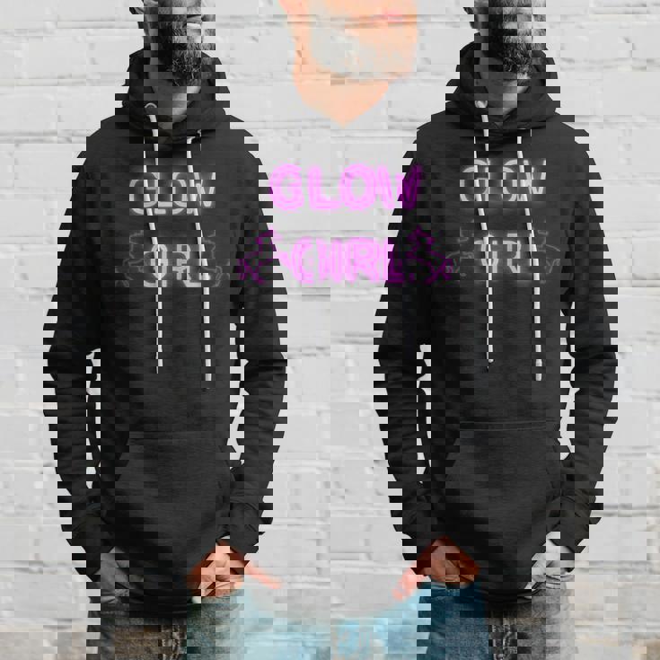 Glow Girl Glow Party Retro 80Er Costume Dance Party Hoodie Gifts for Him