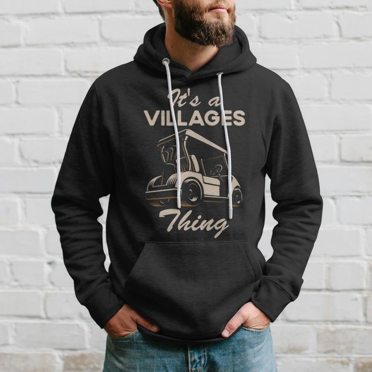 Golf Cart Its A Villages Thing Golf Car Humor Funny Quote Hoodie Gifts for Him