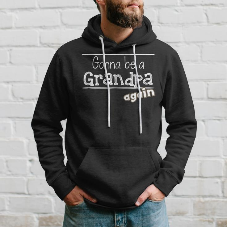 Gonna Be A Grandpa Again Pregnancy Announcement Gift For Mens Hoodie Gifts for Him
