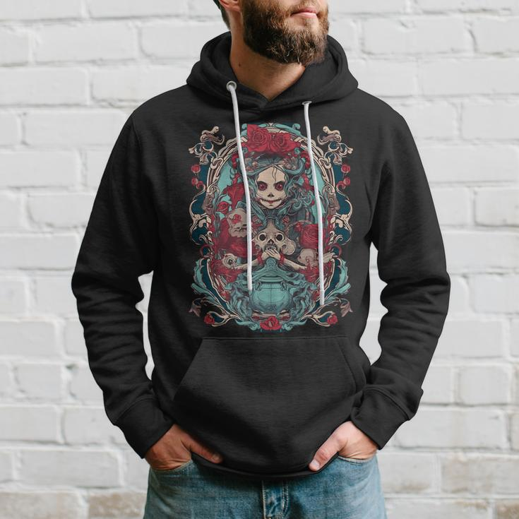 Goth Ghost Girl Gothic Hoodie Gifts for Him