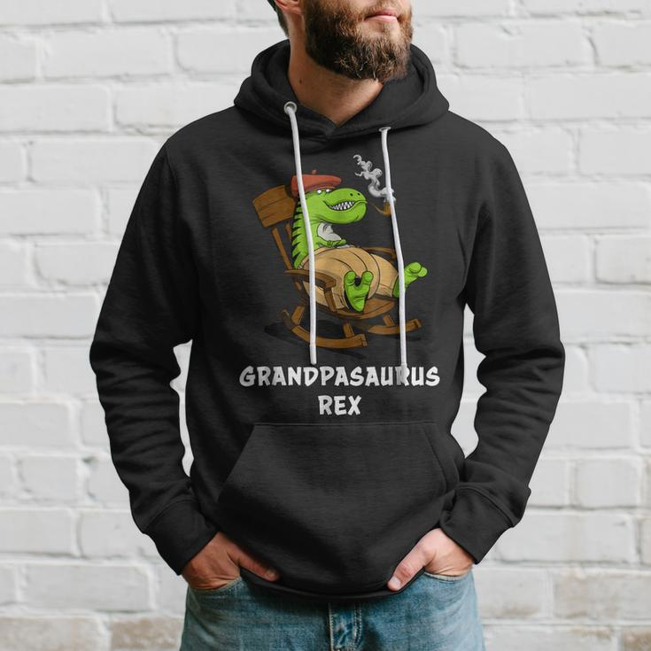 Grandpa Trex Dinosaur Funny Grandfather Hoodie Gifts for Him