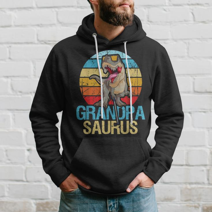 Grandpasaurus Dinosaur Grandpa Granddad Papa Gift For Mens Hoodie Gifts for Him