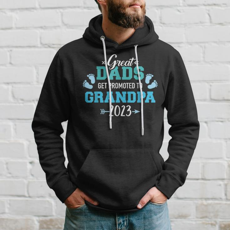 Great Dads Get Promoted To Grandpa 2023 Gift For Mens Hoodie Gifts for Him