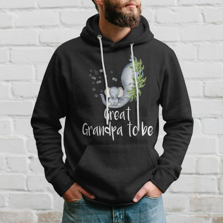 Great Grandpa To Be Elephant Baby Shower Gift For Mens Hoodie Gifts for Him
