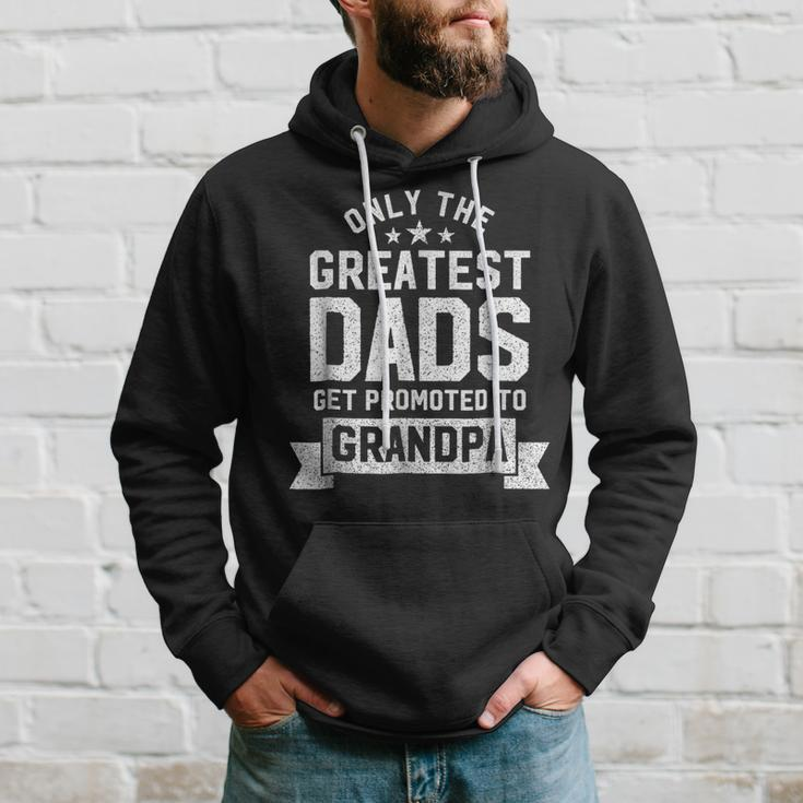 Greatest Dads Get Promoted To Grandpa - Fathers Day Shirts Hoodie Gifts for Him
