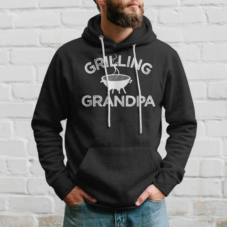 Grilling Grandpa Vintage Distressed Design Gift For Mens Hoodie Gifts for Him