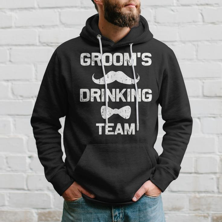 Grooms Drinking Team | Bachelor Party Squad | Crew Hoodie Gifts for Him