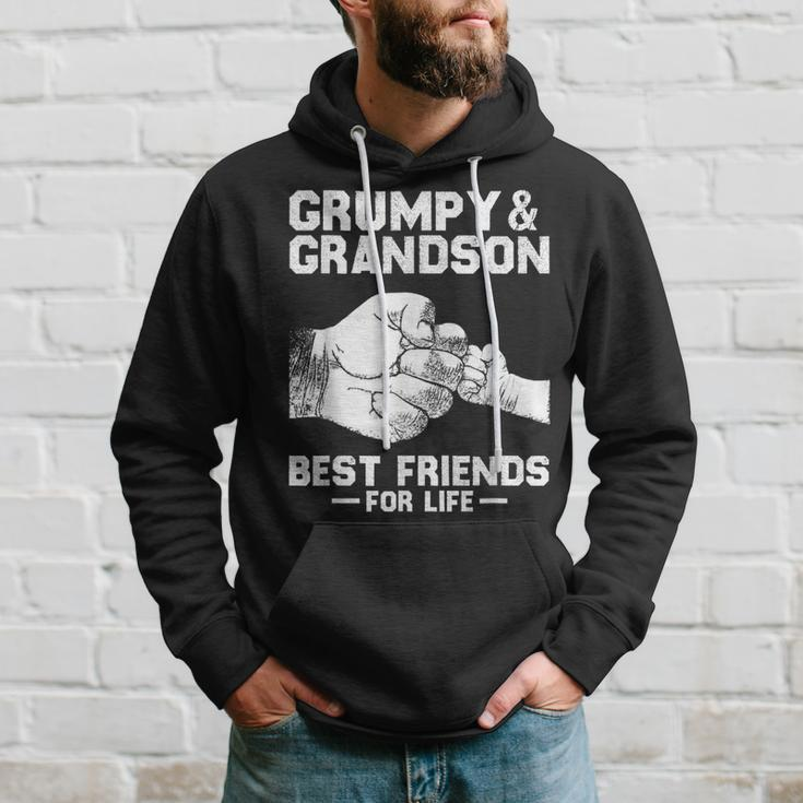Grumpy And Grandson Best Friends For Life Gift For Grandpa Hoodie Gifts for Him