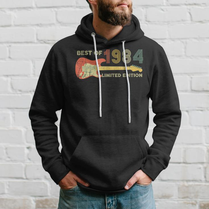 Guitar Fathers Day Dad Gifts Best Of 1984 38Th Birthday Hoodie Gifts for Him