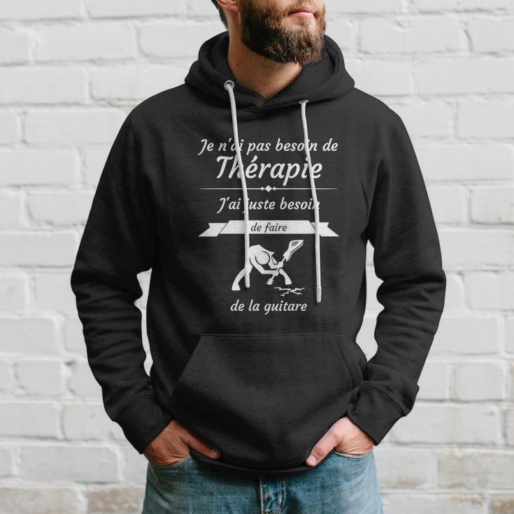 Guitare Besoin De Thérapie Guitariste Hoodie Geschenke für Ihn