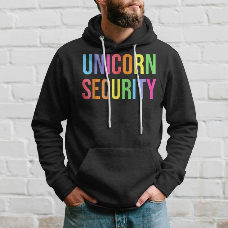 Halloween Dad Mom Daughter Costume Unicorn Security Hoodie Gifts for Him
