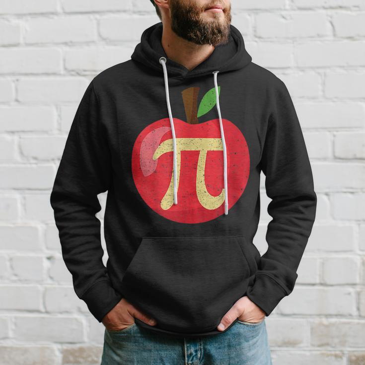 Happy Pi Day Cute Apple Pie 314 Funny Science Math Teacher Hoodie Gifts for Him