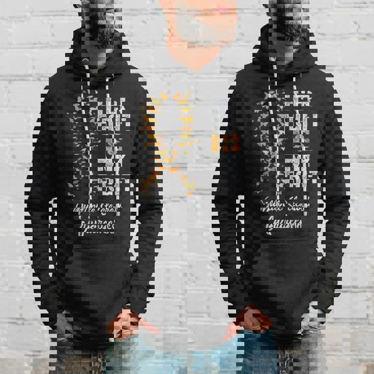 Her Fight Is My Fight Multiple Sclerosis Ms Awareness Retro Hoodie Gifts for Him