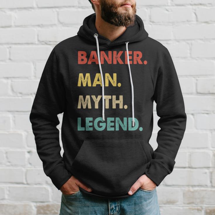 Herren Banker Mann Mythos Legende Hoodie Geschenke für Ihn