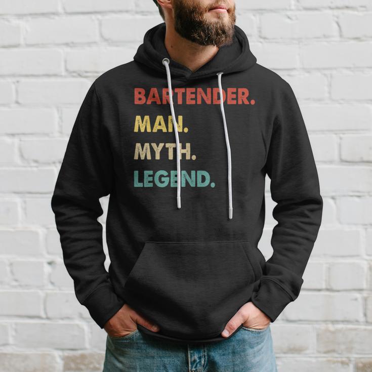 Herren Barkeeper Mann Mythos Legende Hoodie Geschenke für Ihn