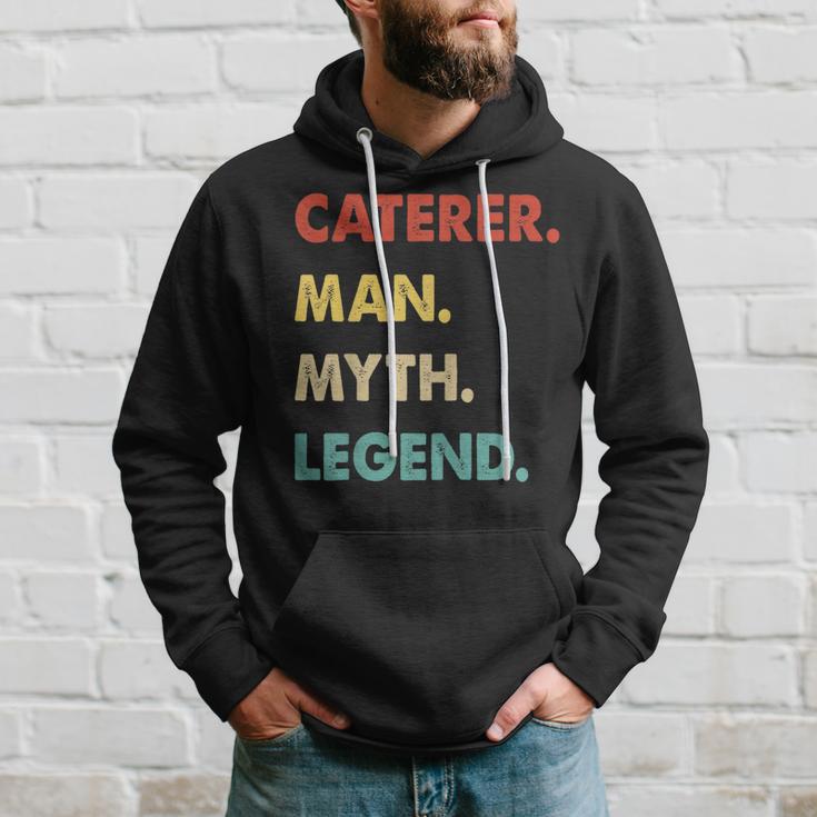 Herren Caterer Mann Mythos Legende Hoodie Geschenke für Ihn