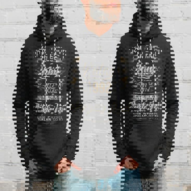 Herren Hoodie 31. Geburtstag 1992, Vintage Mann Mythos Legende Geschenke für Ihn