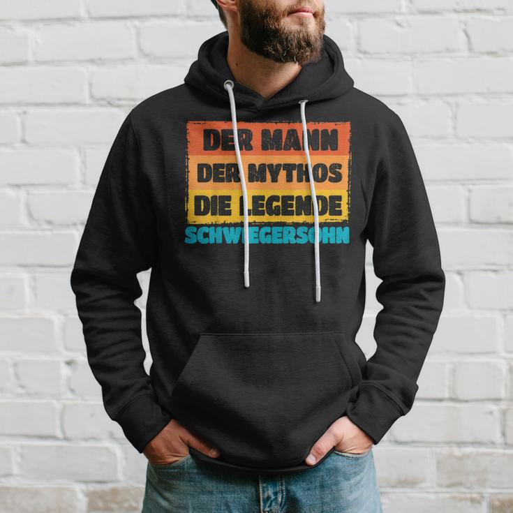 Herren Schwiegersohn Der Mann Der Mythos Die Legende Geschenk Hoodie Geschenke für Ihn