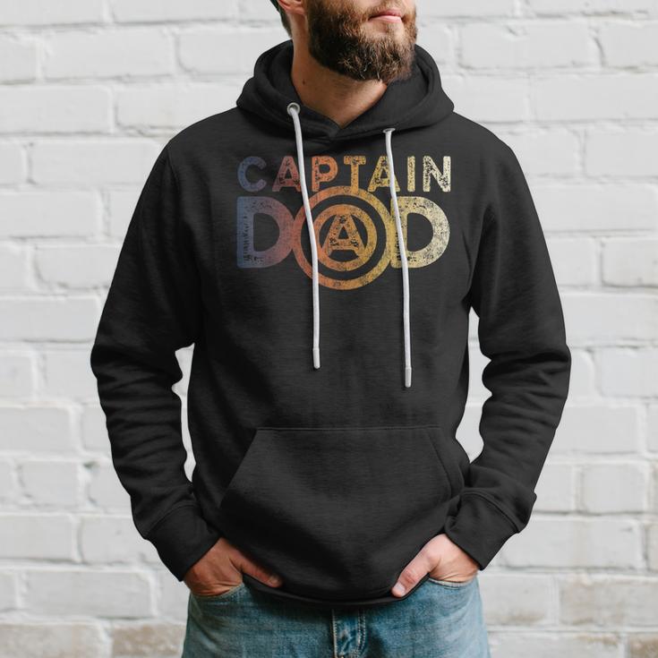 Herren Vatertagsgeschenk Kapitän Papa Geburtstag Geschenk Hoodie Geschenke für Ihn