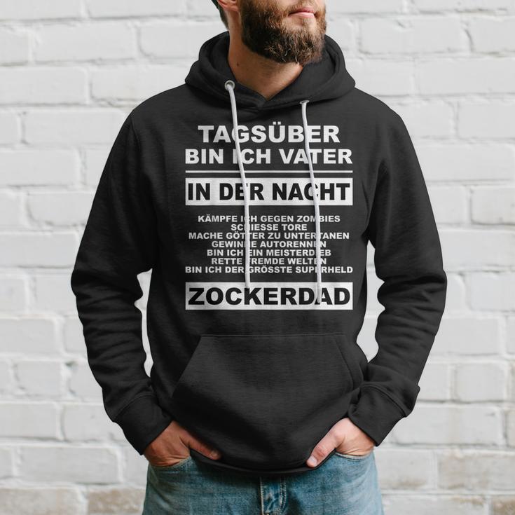 Herren Zockerdad Pc Spiele Gaming Zocken Konsole Hoodie Geschenke für Ihn