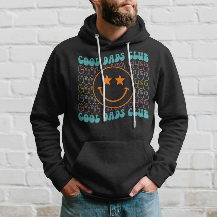 Hippie Face Cool Dads Club Retro Groovy Fathers Day Funny Hoodie Gifts for Him