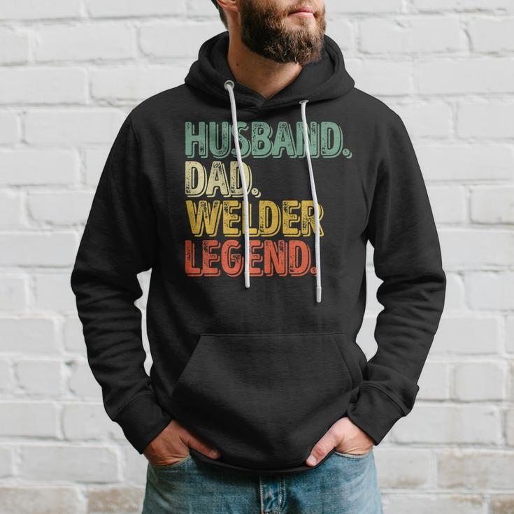 Husband Dad Welder Legend Funny Fathers Day Gift For Mens Hoodie Gifts for Him