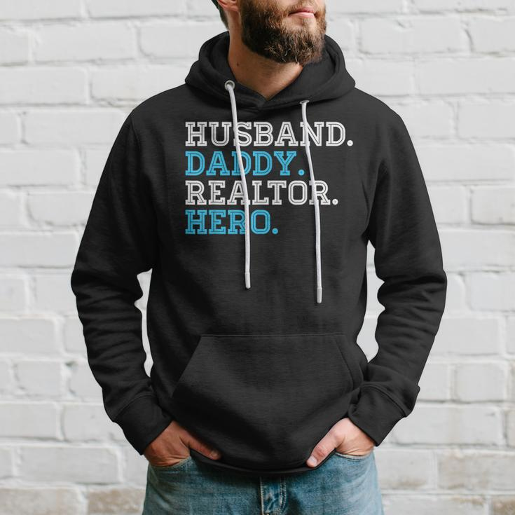 Husband Daddy Realtor Hero Daddy Grandpa Dad Proud Hoodie Gifts for Him