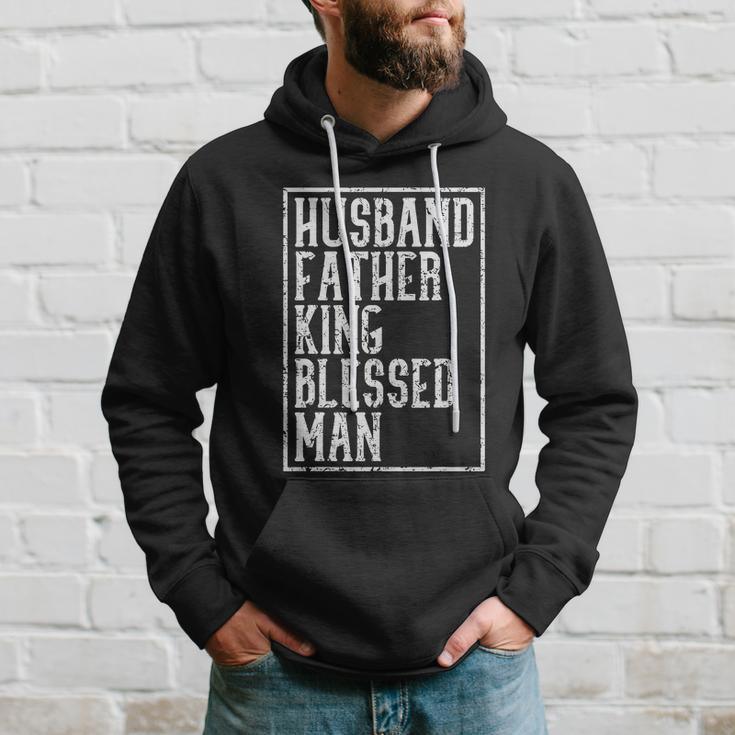 Husband Father King Blessed Man Black Pride Dad Gift V2 Hoodie Gifts for Him