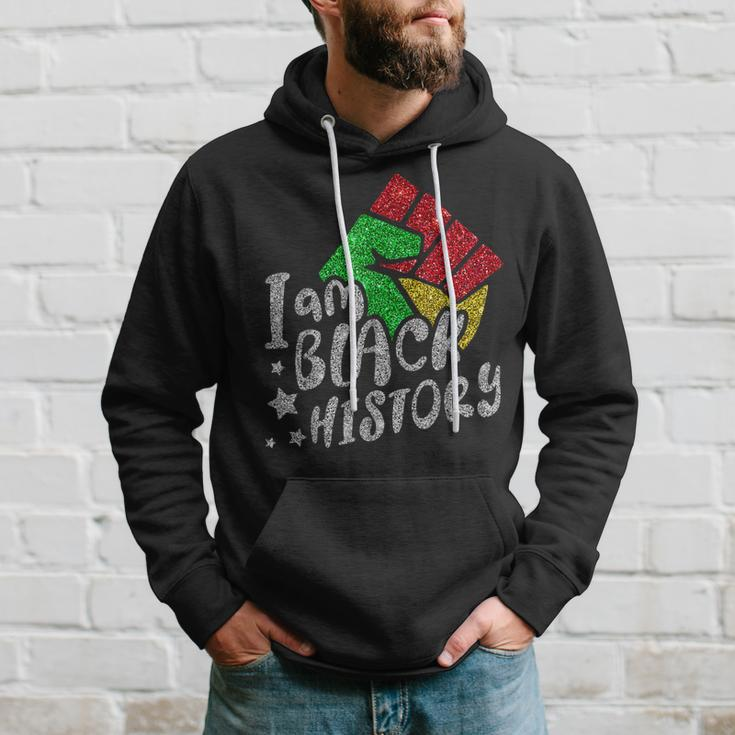 I Am Black Woman Blm Melanin Educated Black History Month Hoodie Gifts for Him