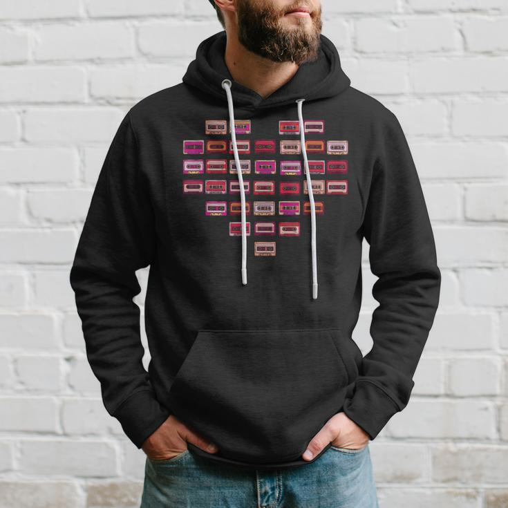 I Love The 80S Music Lover Cassette Tape Retro 1980 Hoodie Gifts for Him