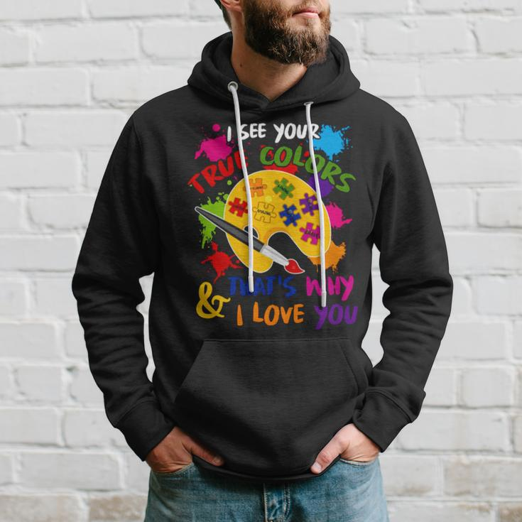 I See Your True Colors And That’S Why I Love You Vintage Hoodie Gifts for Him