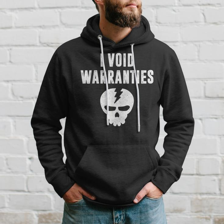 I Void Warranties Funny Mechanic Fix Gift For Mens Hoodie Gifts for Him
