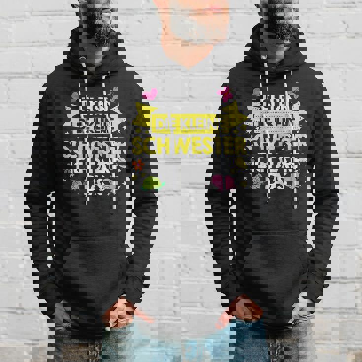 Ich Bin Die Kleine Schwester Ich Darf Das Familie Nachwuchs Hoodie Geschenke für Ihn