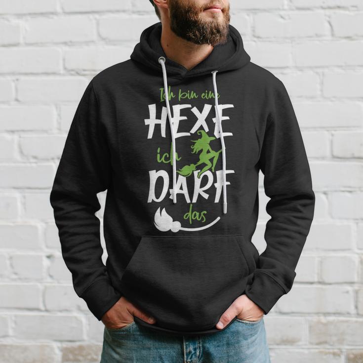 Ich Bin Eine Hexe Ich Darf Das I Halloween Kostüm Witch Hoodie Geschenke für Ihn