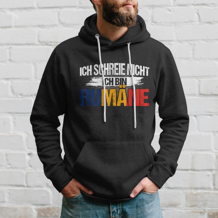 Ich Schreie Nicht Ich Bin Rumäne Rumänien Rumänisch Hoodie Geschenke für Ihn