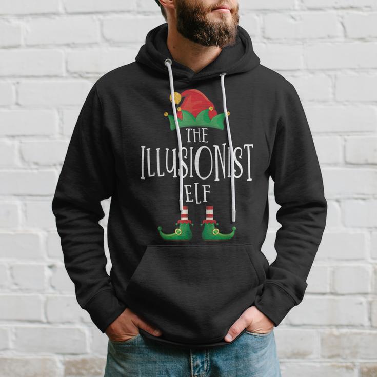 Illusionist Elf Familie Passender Pyjama Weihnachten Hoodie Geschenke für Ihn