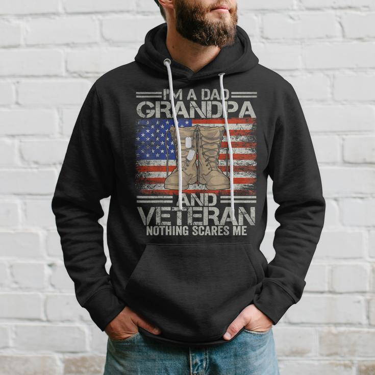 Im A Dad Grandpa And Veteran Fathers Day Hoodie Gifts for Him