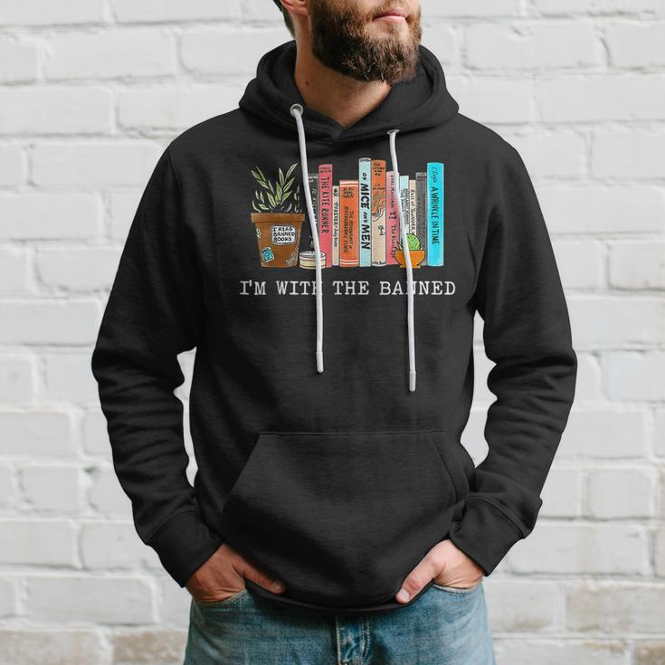 Im With The Banned Books I Read Banned Books Lovers Hoodie Gifts for Him