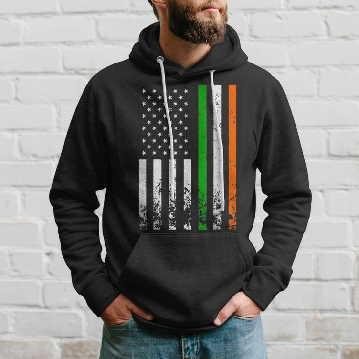 Irish American Flag Ireland Flag St Patricks Day Gift Lucky V3 Hoodie Gifts for Him
