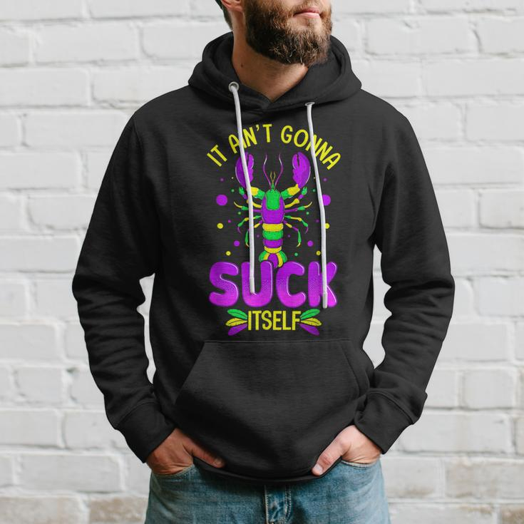 It Aint Going To Suck Itself Mardi Gras Funny Crawfish Hoodie Gifts for Him
