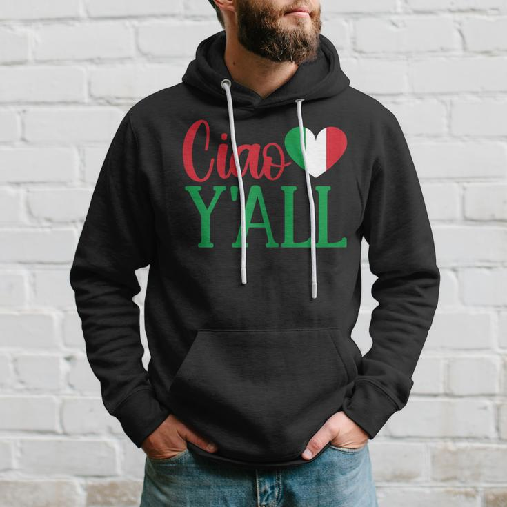 Italy Born Ciao Yall Real Italian Men Hoodie Gifts for Him