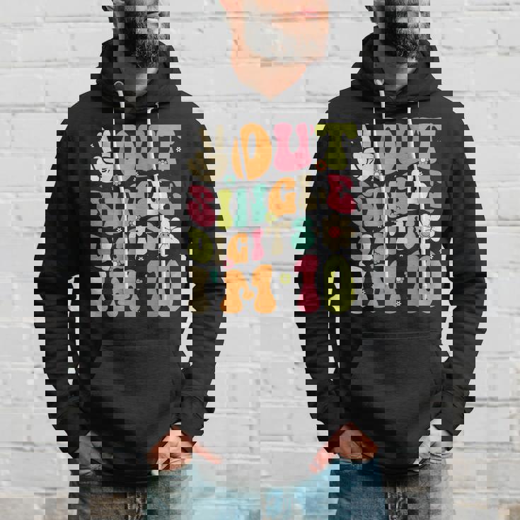 Its My 10Th Birthday Peace Out Single Digits Im 10 Year Old Hoodie Gifts for Him